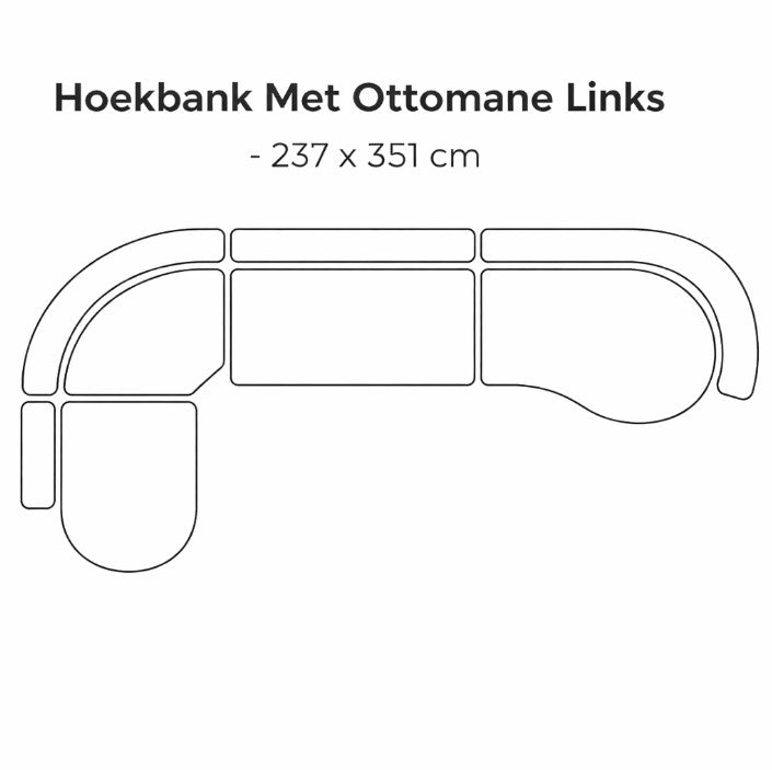SEVN Diane – Modulaire Design Bank populairste opstellingen