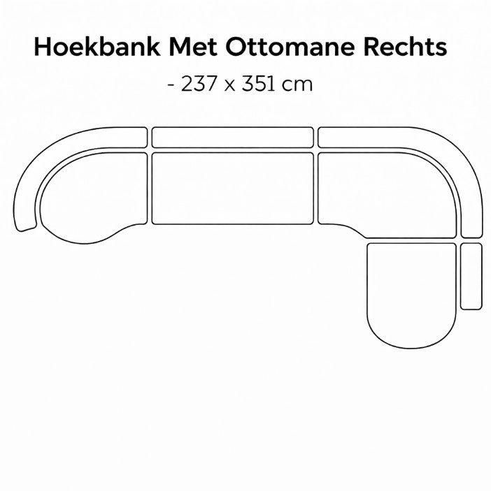 SEVN Diane – Modulaire Design Bank populairste opstellingen