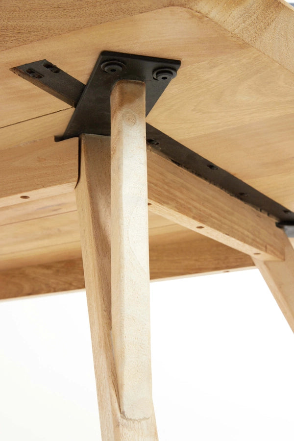 Light & Living Eettafel Quenza Mangohout Naturel 220cm