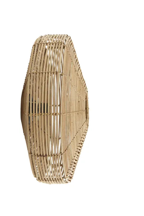 Wandlamp Mataka - Rotan Naturel - Ø51x21cm