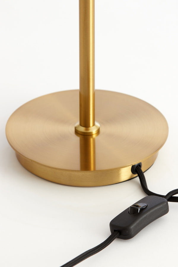 Light & Living Tafellamp Medina Glas Amber Ø20x43cm