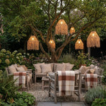 Solar Hanglamp Rotan Tob – Boho Tuinverlichting – 36x36 cm