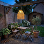 Solar Hanglamp Rotan Tob – Boho Tuinverlichting – 36x36 cm