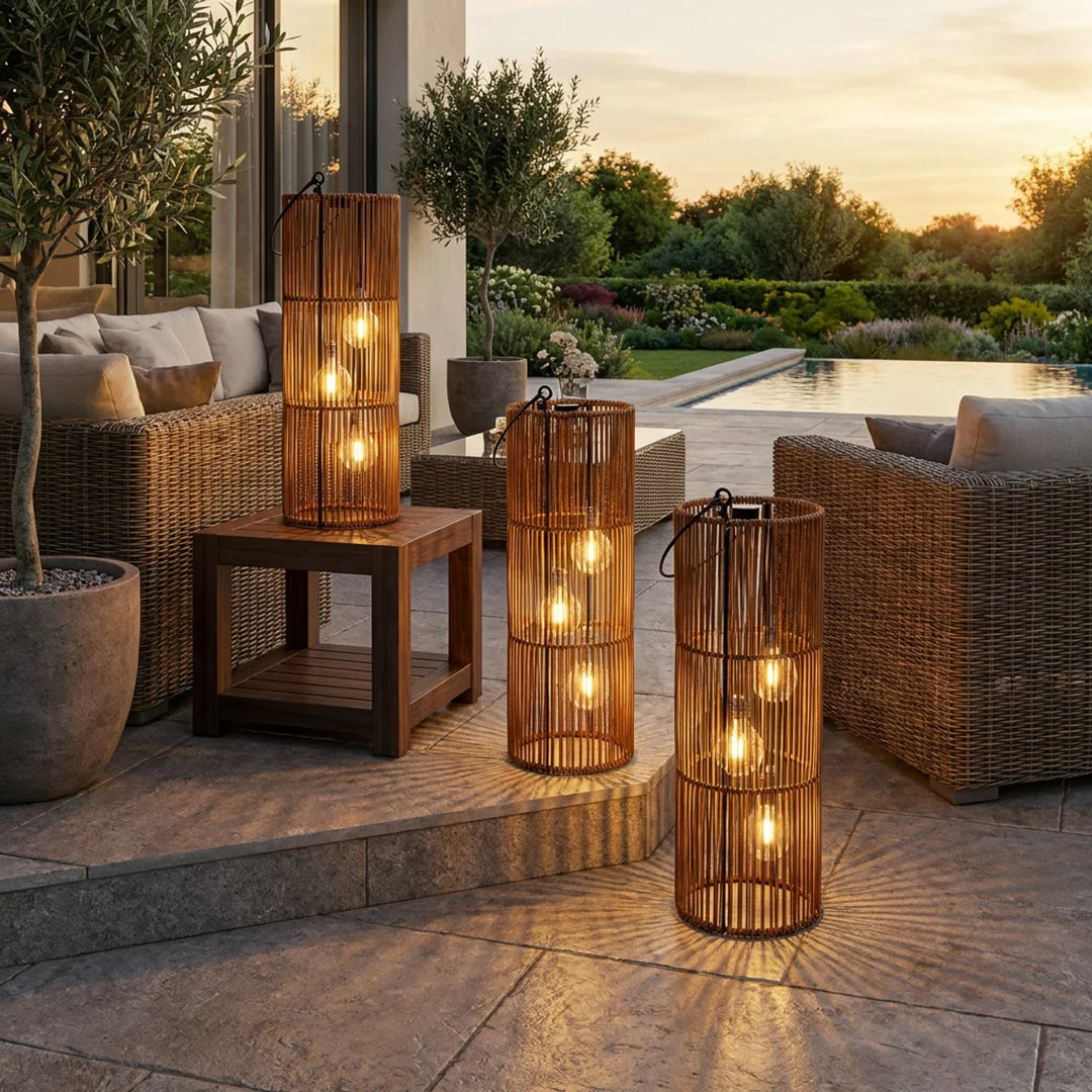 Solar Windlicht Okora – 47cm