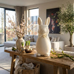Paashaas Man Flock XL 63 cm – Luxe Paasdecoratie