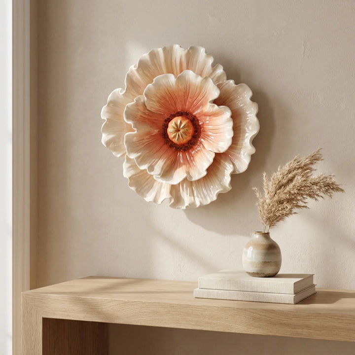 Wand Koraalbloem – Elegante Wanddecoratie