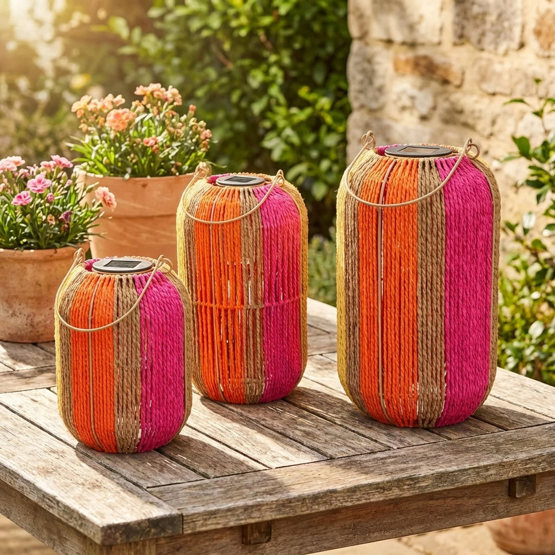 Solar Tuinlantaarn – Kleurrijke Solar Lamp voor Tuin & Balkon