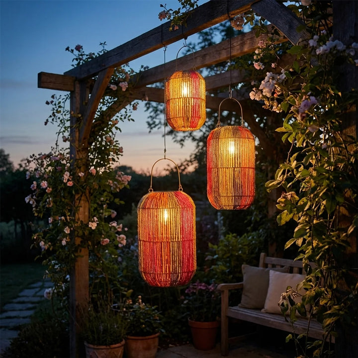 Solar Tuinlantaarn – Kleurrijke Solar Lamp voor Tuin & Balkon