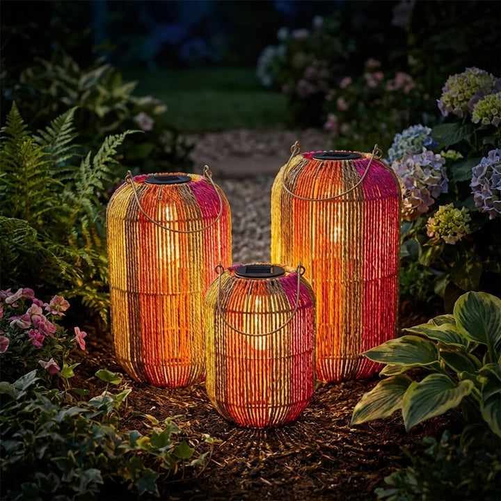 Solar Tuinlantaarn – Kleurrijke Solar Lamp voor Tuin & Balkon