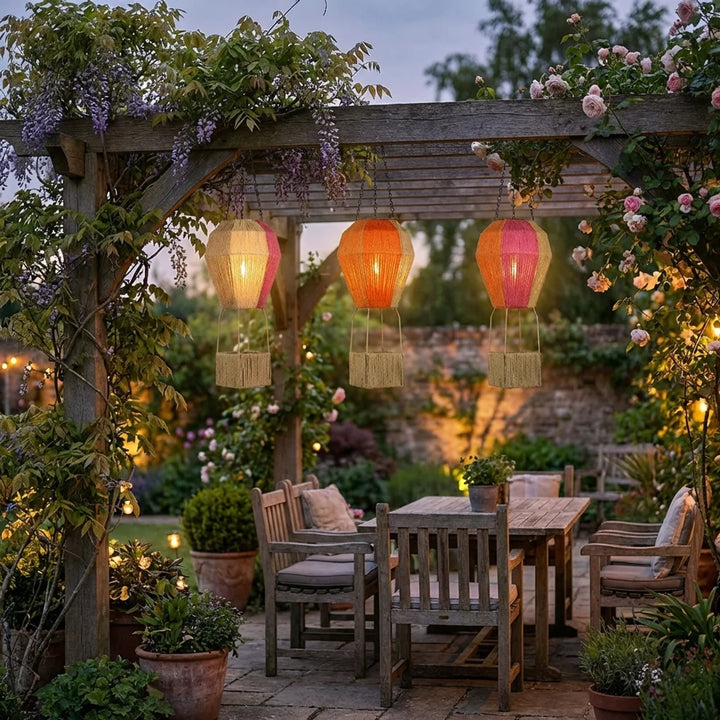 Solar luchtballon lamp – Hangende solar tuinlamp voor tuin & balkon