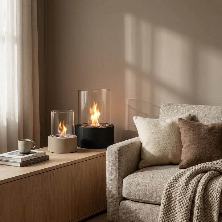 Tafel Haard Zwart – Sfeerhaard voor Binnen & Buiten