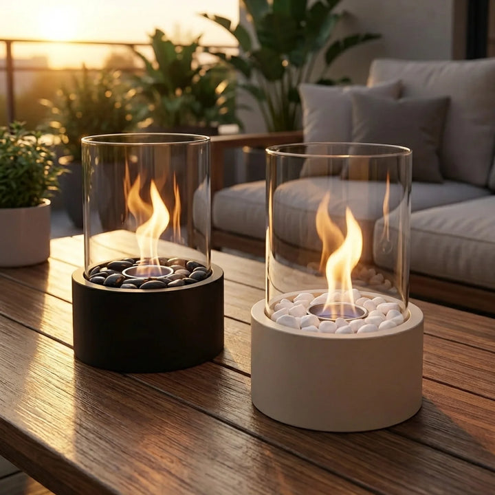 Tafel Haard Zwart – Sfeerhaard voor Binnen & Buiten