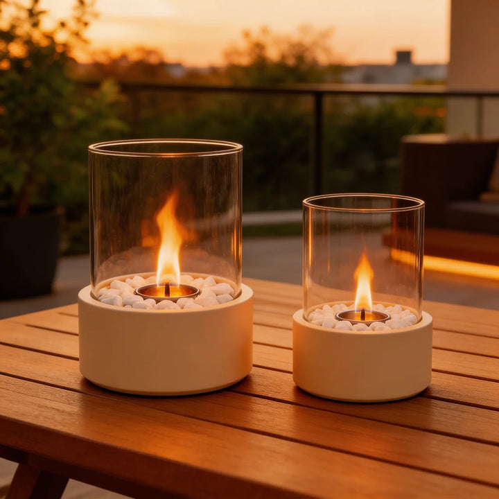 Tafel Haard Zwart – Sfeerhaard voor Binnen & Buiten