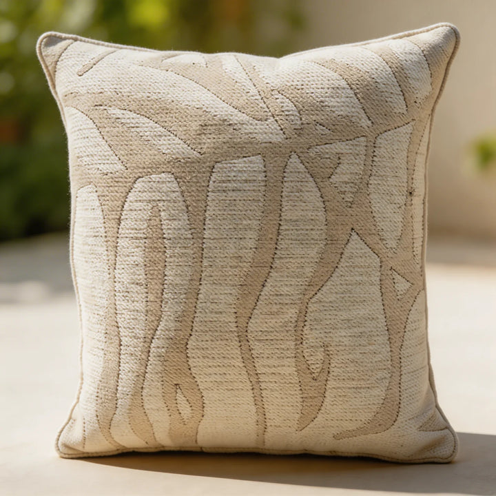 Buitenkussen Beige/Taupe 45x45 cm – Waterafstotend