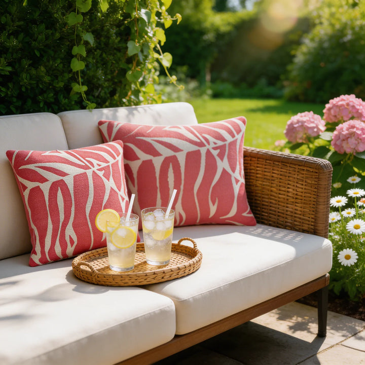 Buitenkussen Sugar Pink 45x45 cm – Waterafstotend