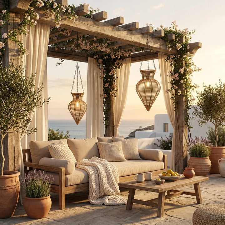 Solar Hanglantaarn “Zaya” – Boho Tuinverlichting