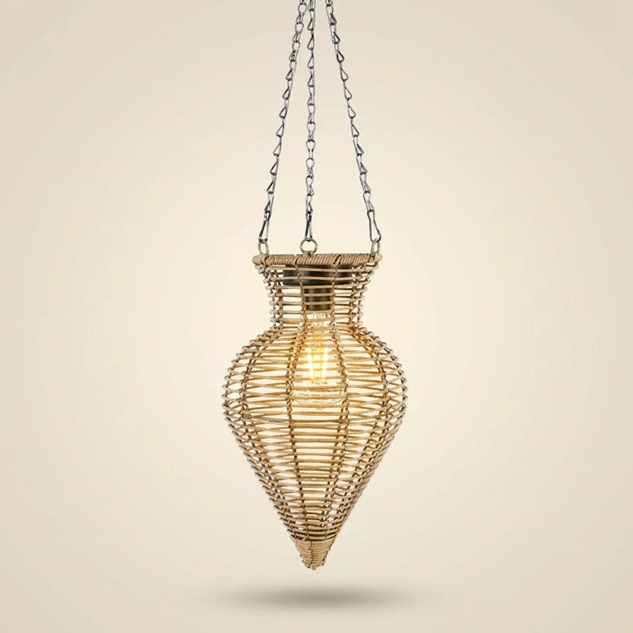 Solar Hanglantaarn “Zaya” – Boho Tuinverlichting