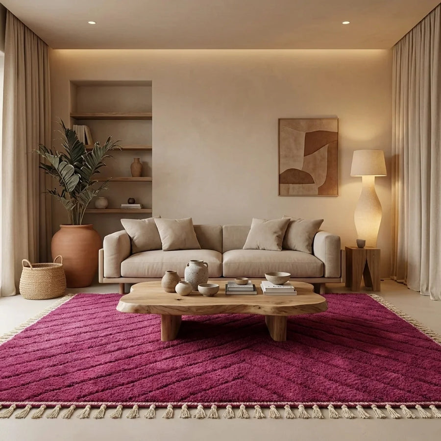 Handgemaakt Marokaanse  Berber vloerkleed – 200 x 300 cm