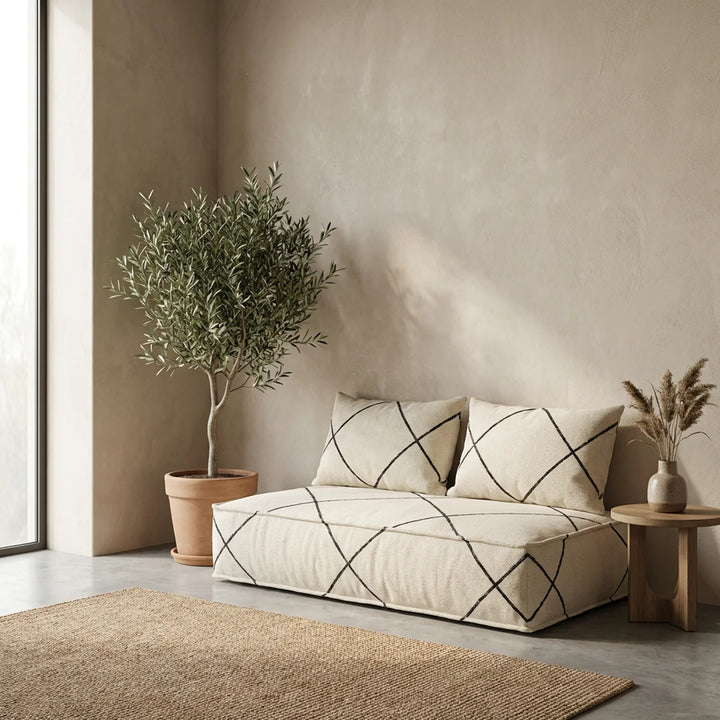 Berber Kussenset – Lounge Comfort voor Binnen & Buiten