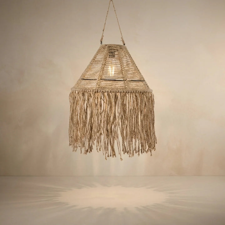 Solar Hanglamp Rotan Tob – Boho Tuinverlichting – 36x36 cm