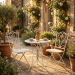 Franse Bistroset – Wit (Tafel + 2 Stoelen)