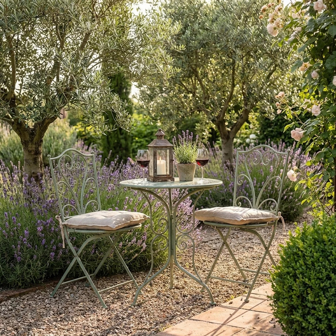 Franse Bistroset Groen - voor Balkon & Terras