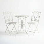Franse Bistroset – Wit (Tafel + 2 Stoelen)