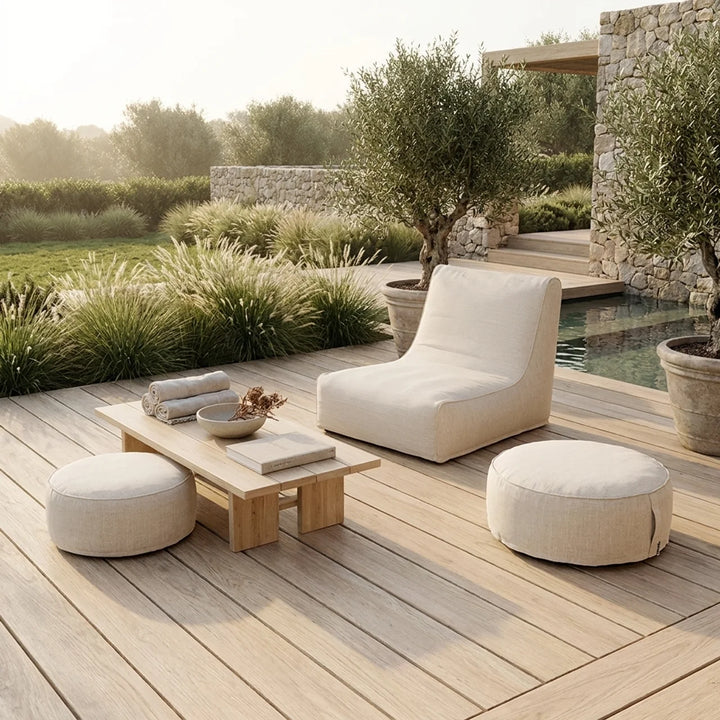 Opblaasbare loungeset 70x90x70cm – Zand