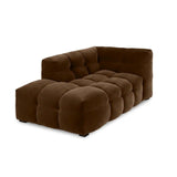 Velvet Chaise Longue – Luxe Ronde Design Ligbank | Royal Wood