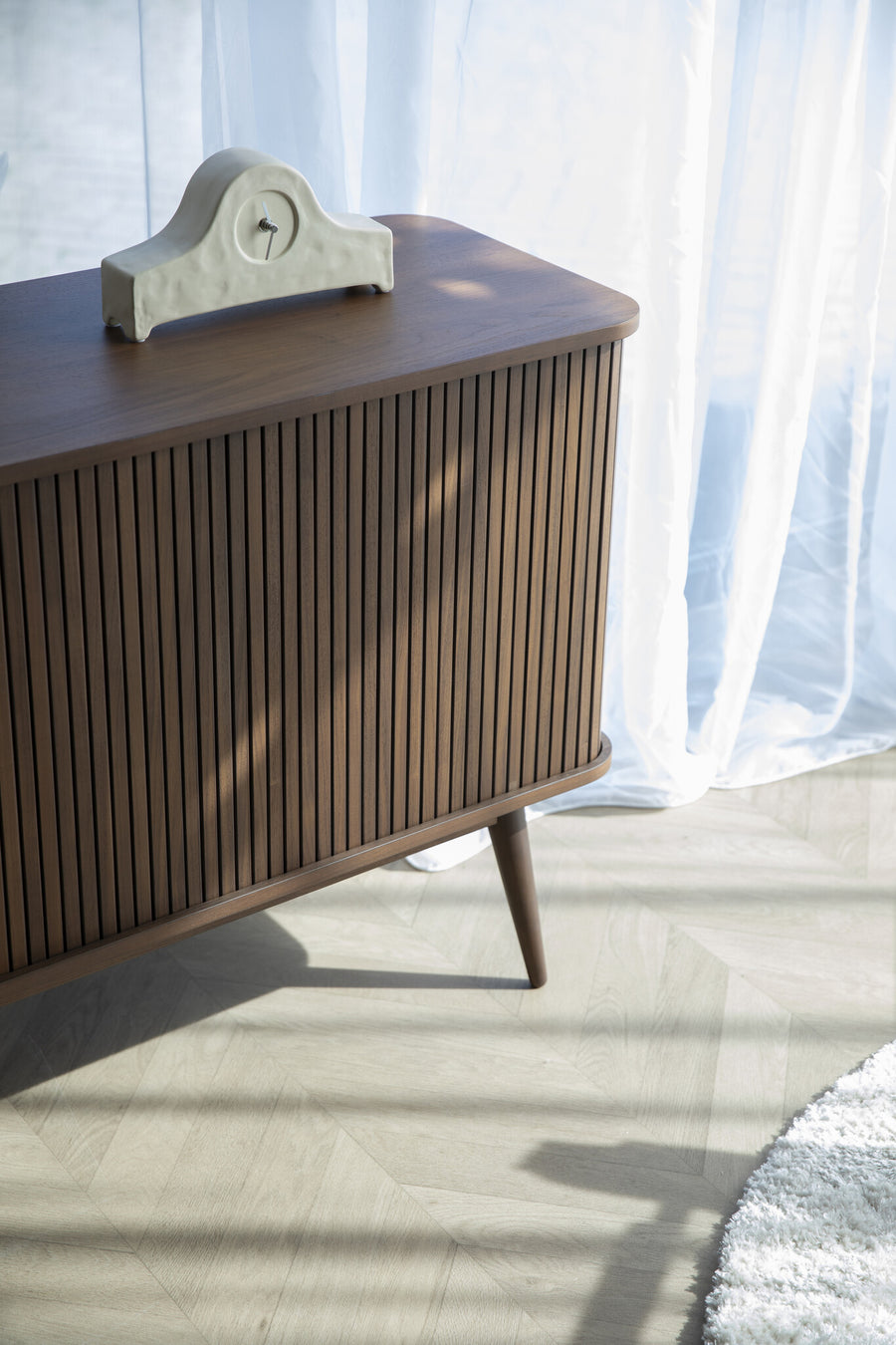 Dressoir Barbier 180 Walnoot open