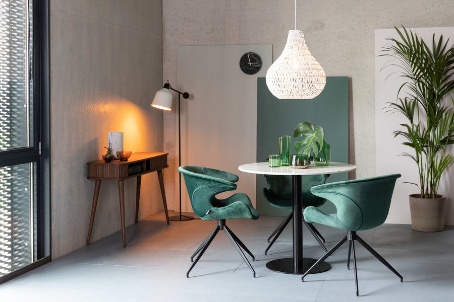 Consoletafel Barbier Walnoot open