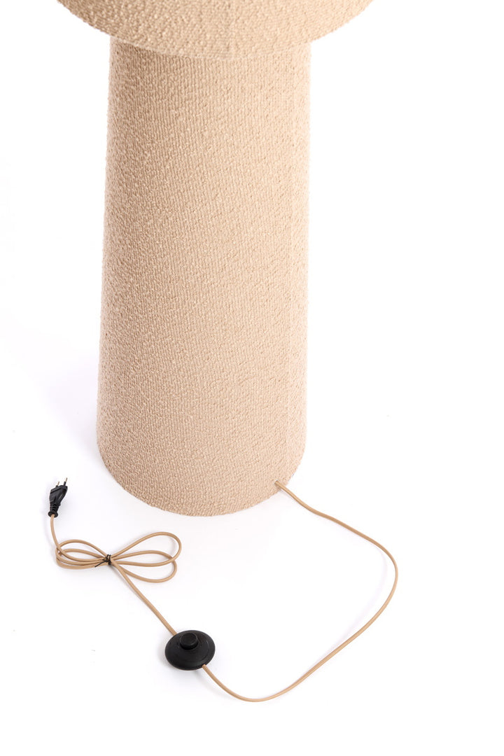 Light & Living Vloerlamp Mikkel Bouclé