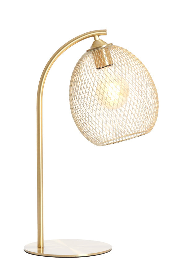 Light & Living Tafellamp Moroc Goud Ø20x50cm
