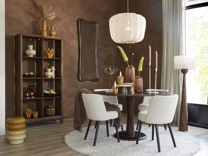 Light & Living Vloerlamp Festina Mangohout 125cm