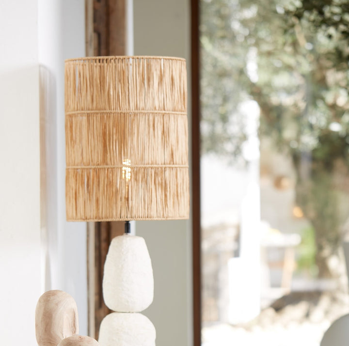 Light & Living Lampenkap Lanzano Raffia Naturel