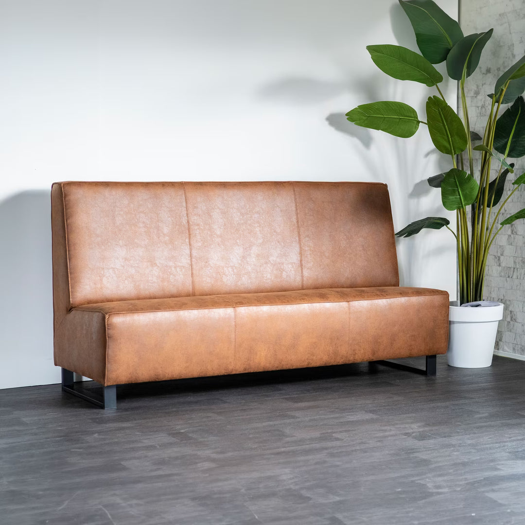 SEVN Eetkamerbank Jelle kleur cognac