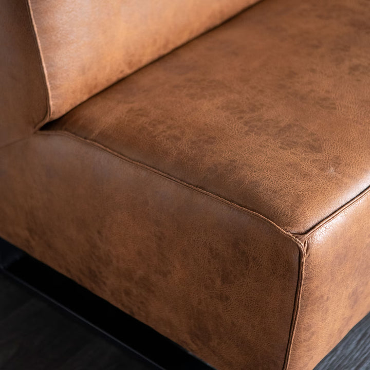 SEVN Eetkamerbank Jelle kleur cognac