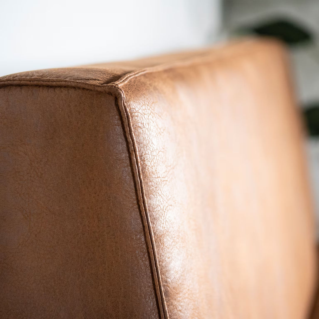 SEVN Eetkamerbank Jelle kleur cognac