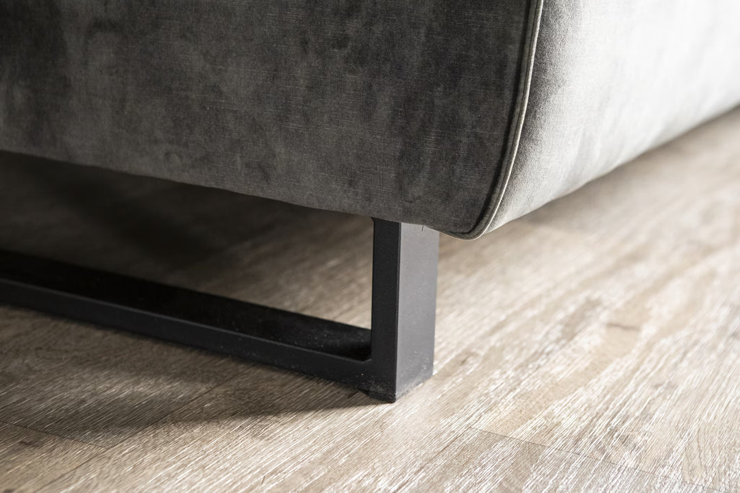 SEVN Eetkamerbank Jelle Velvet, kleur Groen