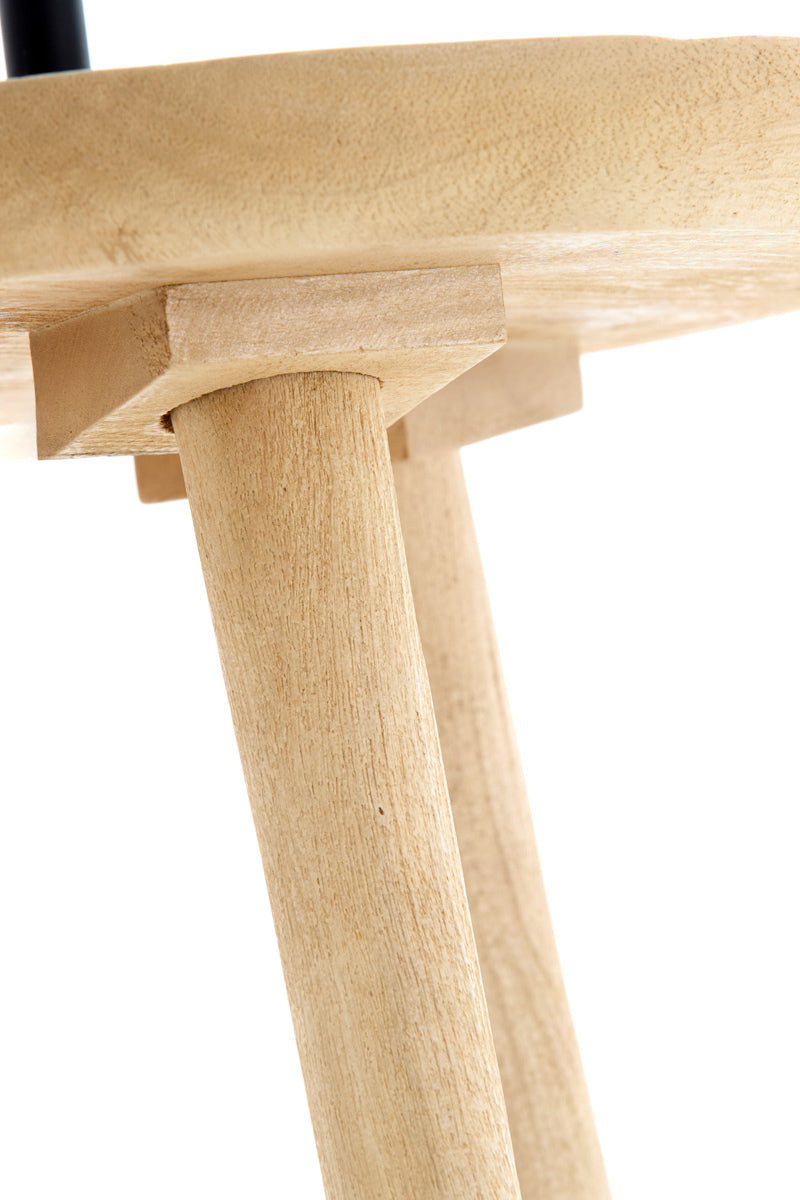 Light & Living Vloerlamp/Bijzettafel Tolfa Mangohout