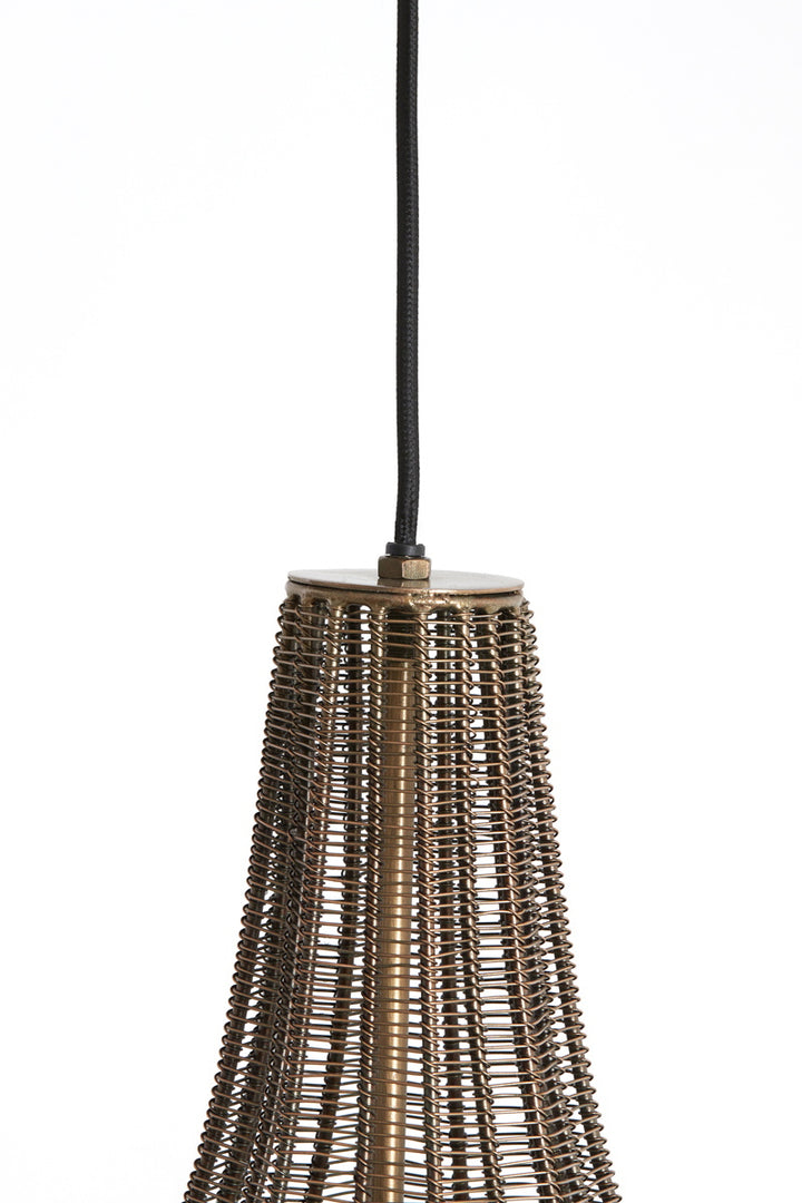 Light & Living Hanglamp Mariama Antiek Brons