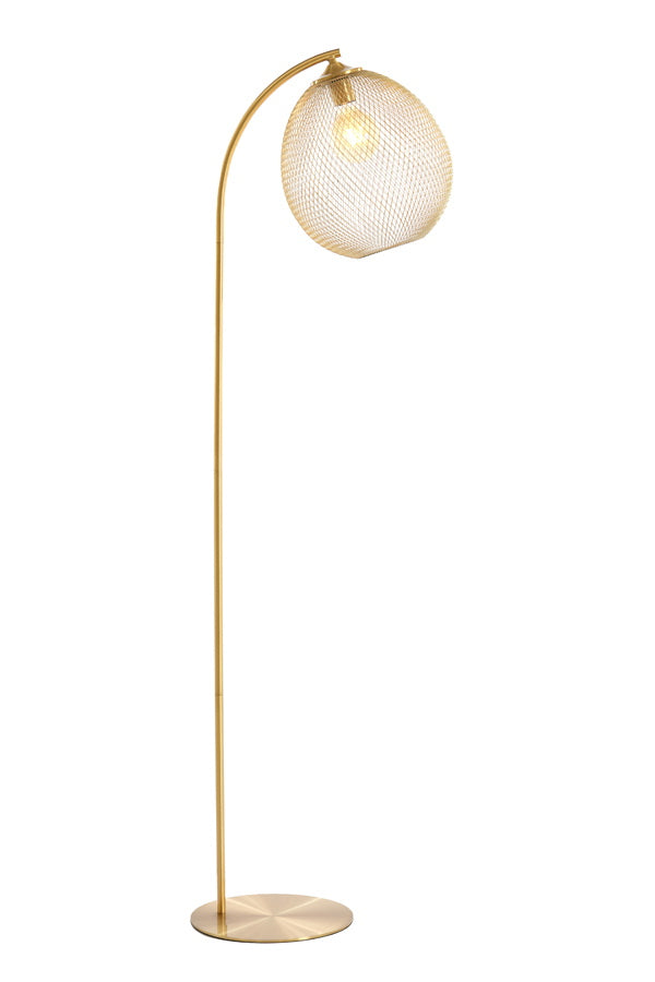 Light & Living Vloerlamp Moroc IJzer Goud 160cm