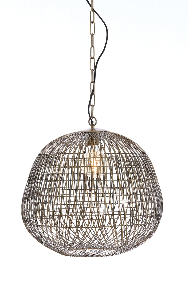 Light & Living Hanglamp Alwina Antiek Brons Ø50x44cm