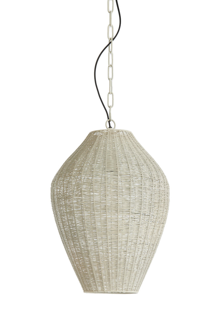 Light & Living Hanglamp Arriate Crème Ø33cm
