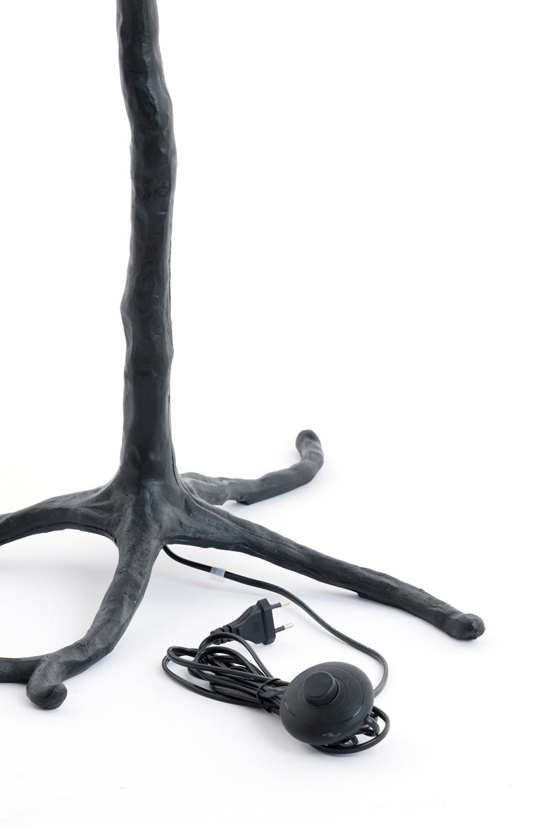 Light & Living Vloerlamp Feather Blauw