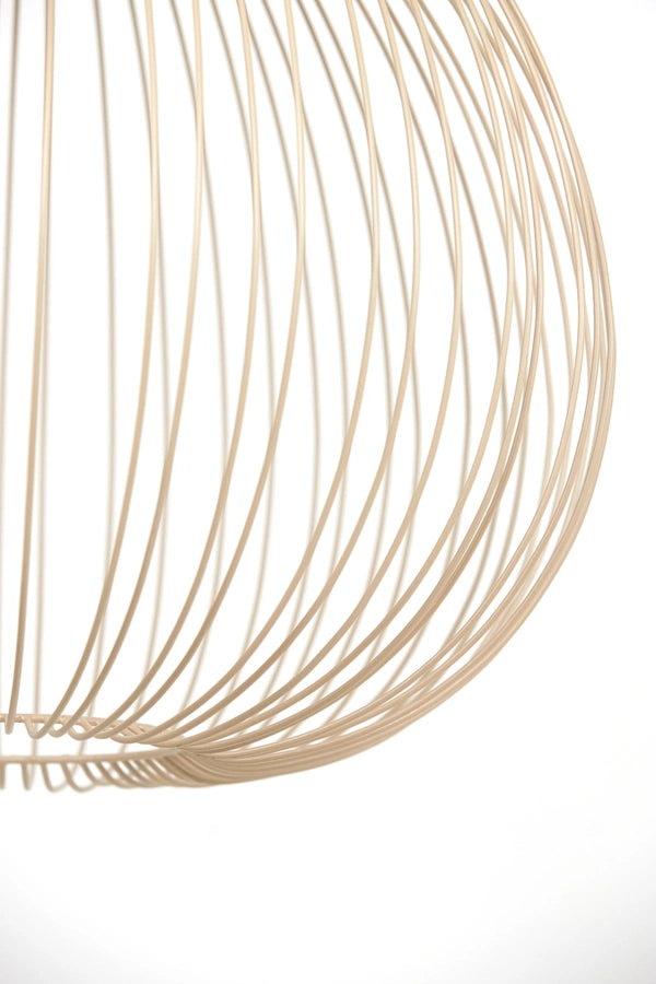 Light & Living Hanglamp Rilana Mat Beige Ø34cm