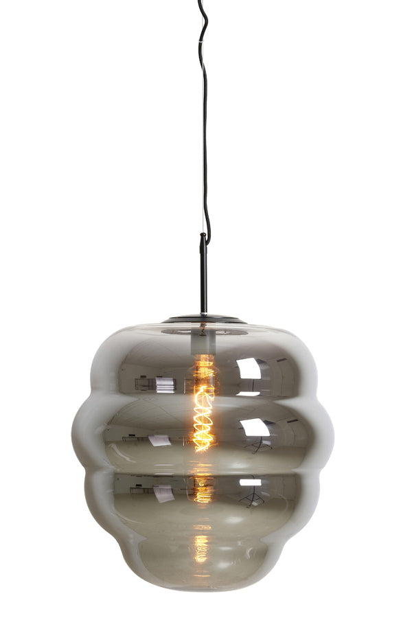 Light & Living Hanglamp Misty Smoke Glas Ø45cm