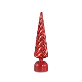Kerstboom LED glas rood gedraaid 40 cm – PTMD Noran