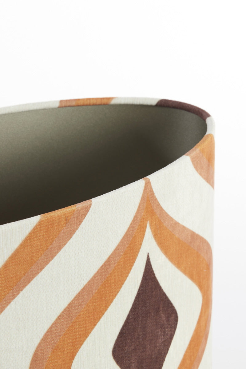 Light & Living Lampenkap Cookie Ovaal Bruin
