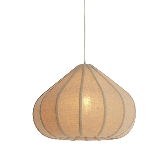 Hanglamp Ø60x42,5 cm ZUBEDA linnen naturel